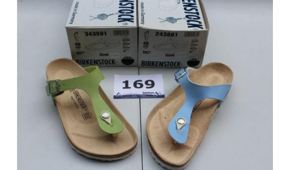 2 paar div sandalen BIRKENSTOCK, m40